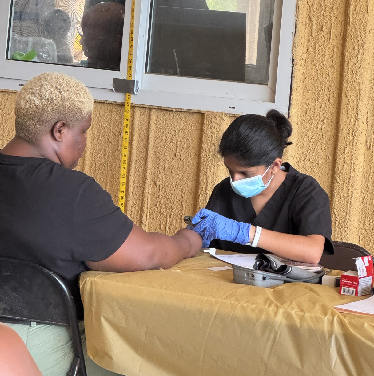 Volunteering at a medical mission in 2025